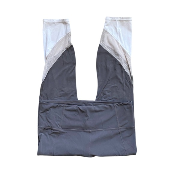 Athleta Colorblock Salutation 7/8 Leggings Size Large - Picture 3 of 8